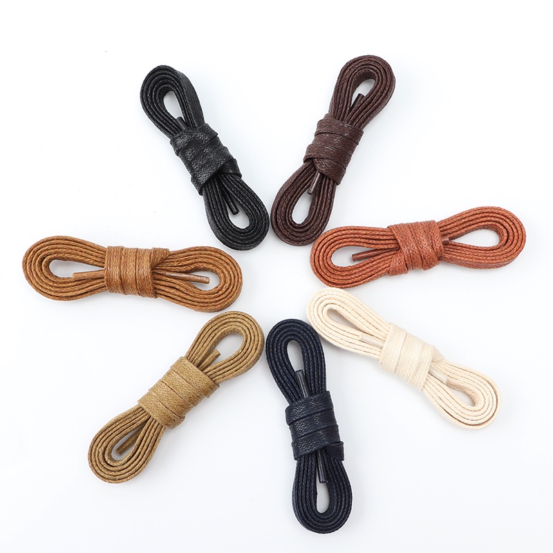 1 Cặp Dây Giày Da Chống Thấm Nước Unisex Dài 60 80 100 120 140 160 180CM