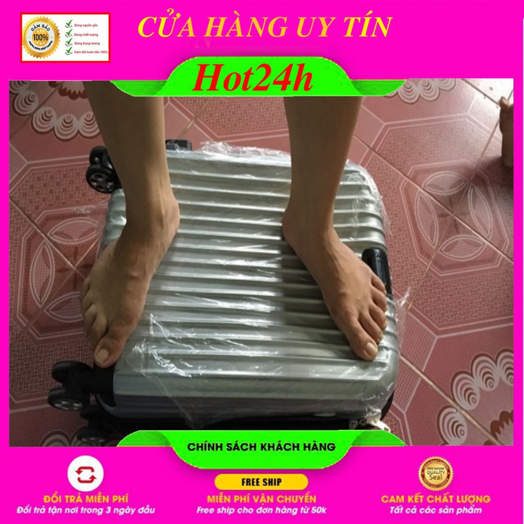 [GIÁ HỦY DIỆT] Vali kéo du lịch chính hãng 812 Hùng Phát, sẵn kho size 20+24. Đủ màu nhựa pc dẻo dai, chống vỡ