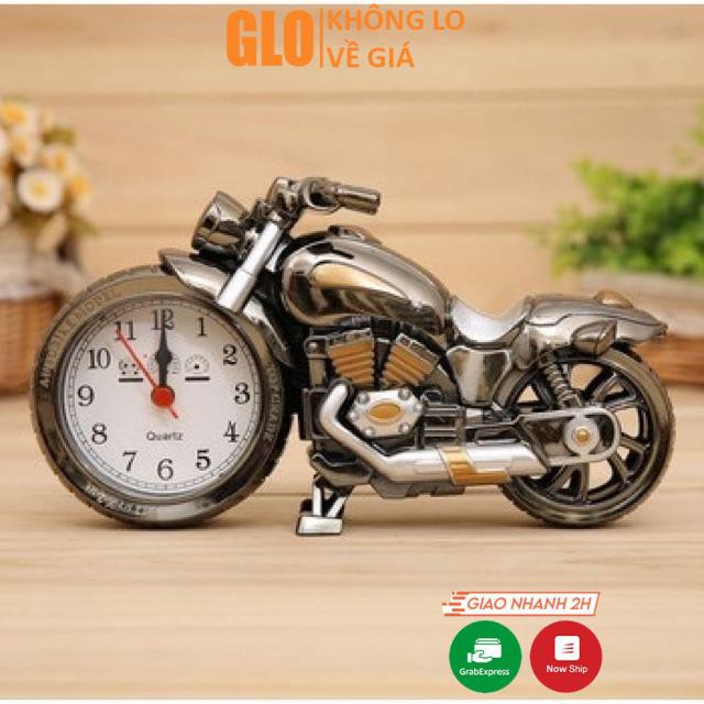 Đồng Hồ Để Bàn Kiểu Cổ Hình Xe Moto Phân Khối Lớn