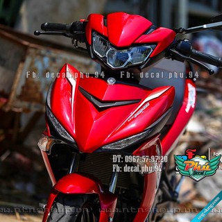 Tem rời Exciter 150 MX 2019 xe đỏ (L)