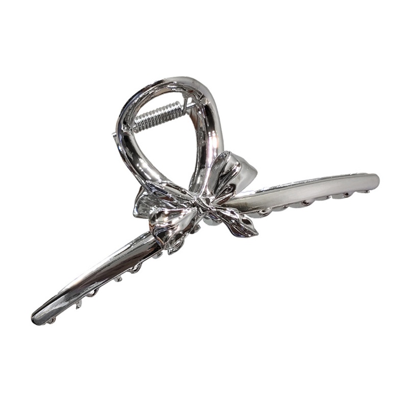 Kẹp Tóc Đính Nơ / Ngôi Sao / Trái Tim Bằng Hợp Kim Dày Dặn Cao Cấp Dành Cho Nữ