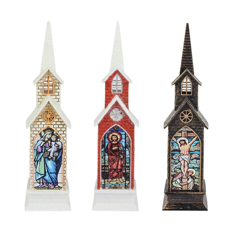 Giá Đỡ Đèn Cầy Để Bàn Phong Cách Giáng Sinh Cổ Điển