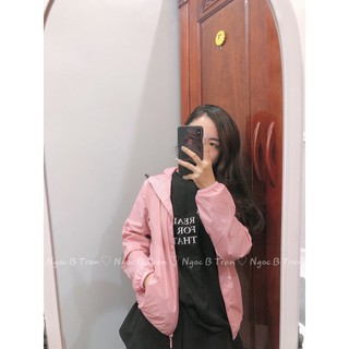 [ẢNH THẬT]🌸ÁO KHOÁC GIÓ 2 LỚP UNI