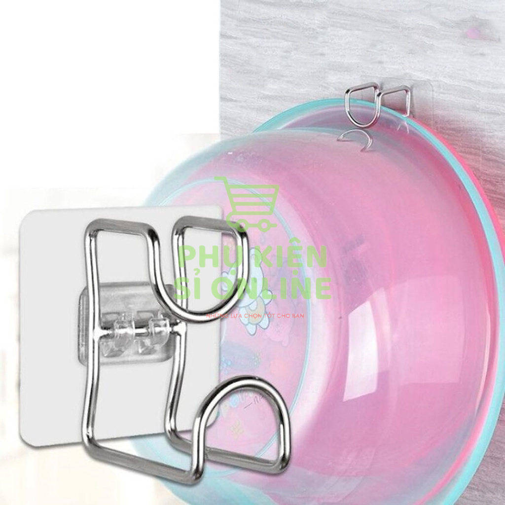 Móc Inox Dán Tường Treo Thau Chậu, Khăn, Quần Áo Store4girls