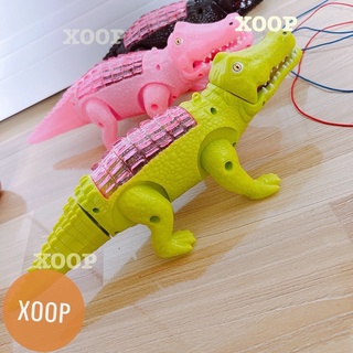 Đồ chơi ! Cá sấu có đèn nhạc phát sáng,biết đi