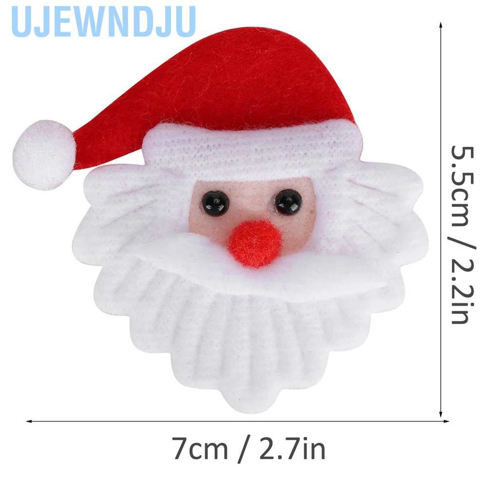 Ujewndju 20pcs Christmas Santa Snowman Felt DIY Xmas Door Wall Hanging Ornaments Tree Decorations Crafts