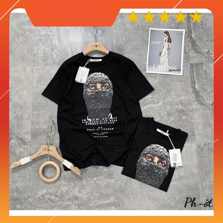 Áo phông unisex cotton in hinh mặt người ⚡𝐅𝐑𝐄𝐄𝐒𝐇𝐈𝐏 ⚡chất đẹp mát 2 màu trắng đen