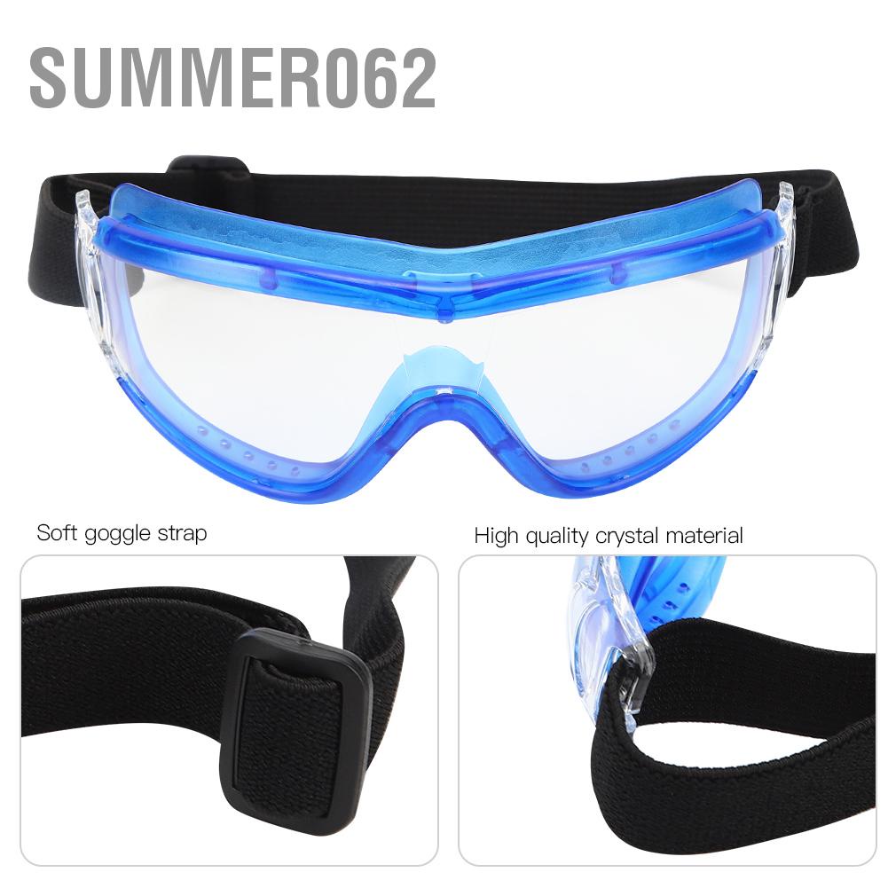 Summer062 Children Safety Goggles Anti‑Spittle Kid Antifog Transparent Outdoor Protective Glasses