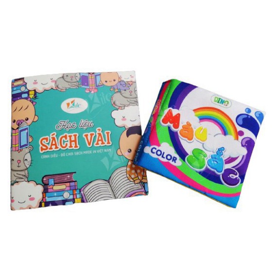 Combo Sách Vải Màu Sắc - Đồ Chơi Bố Bin - Made in Việt Nam