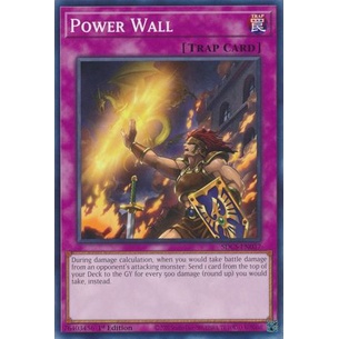 Thẻ bài Yugioh - TCG - Power Wall / SDCS-EN037'