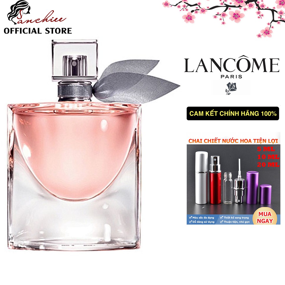 Nước hoa mini [𝘊𝘩𝘪́𝘯𝘩 𝘏𝘢̃𝘯𝘨] Nước Hoa Nữ Lancome La Vie Est Belle EDP 5/10/20ml.hương thơm thanh mát và thanh lịch