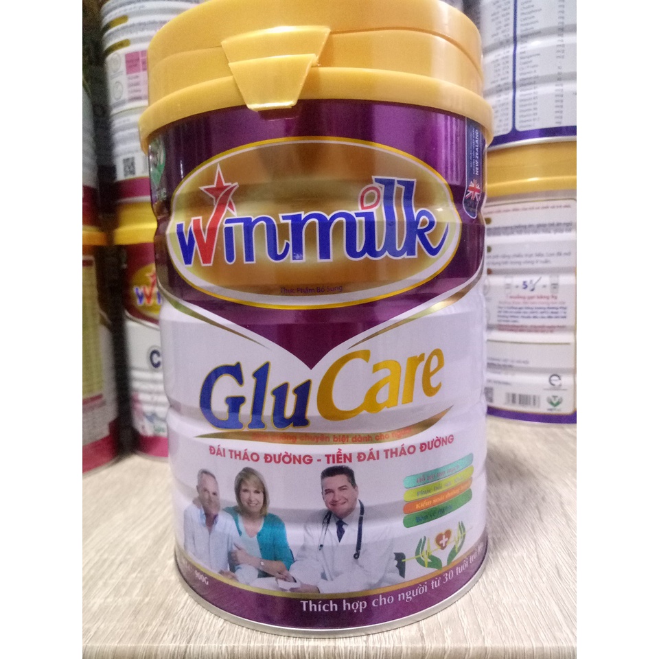 Sữa bột Glucare dành cho người tiểu đường (900g) - Sữa tiểu đường Glucare Winmilk 900g