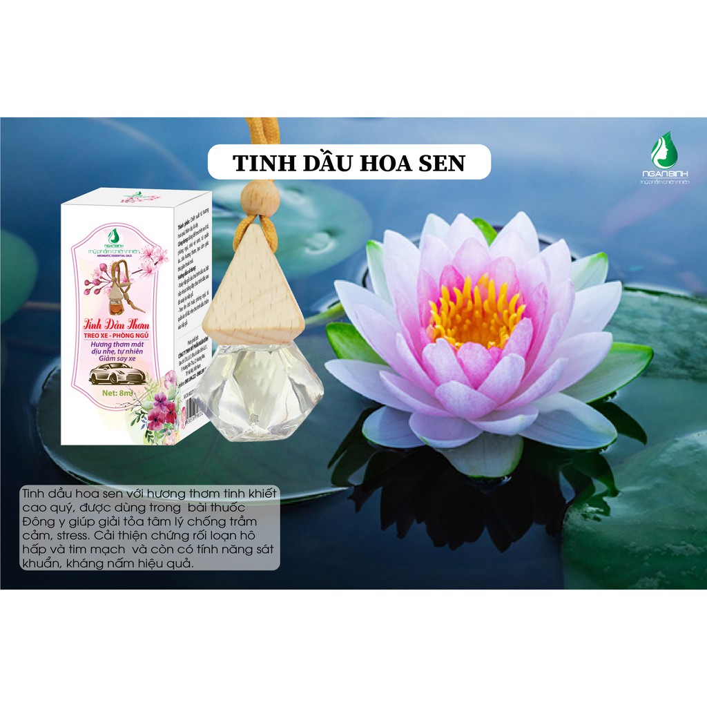 Tinh dầu Thơm Ngân Bình [Tinh dầu treo xe,phòng ngủ,wc,...]