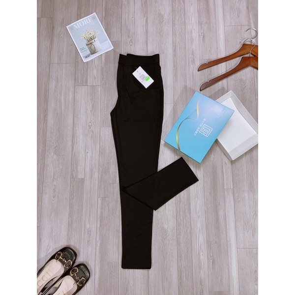 Quần legging umi hàn skinny slimfit Quần bó nâng mông cạp cúc