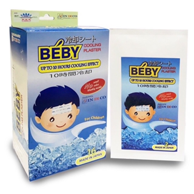 Miếng dán hạ sốt Béby Cooling Plaster 1gói 2 miếng