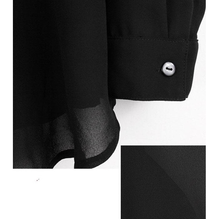 Áo chinffon đen có bách kèm áo hai dây xinh xắn