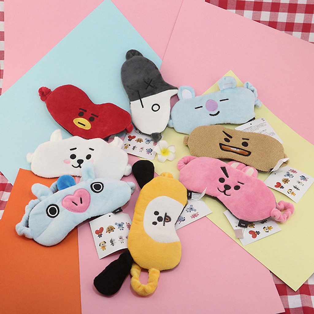 Bịt mắt ngủ các nhân vật BTS BT21