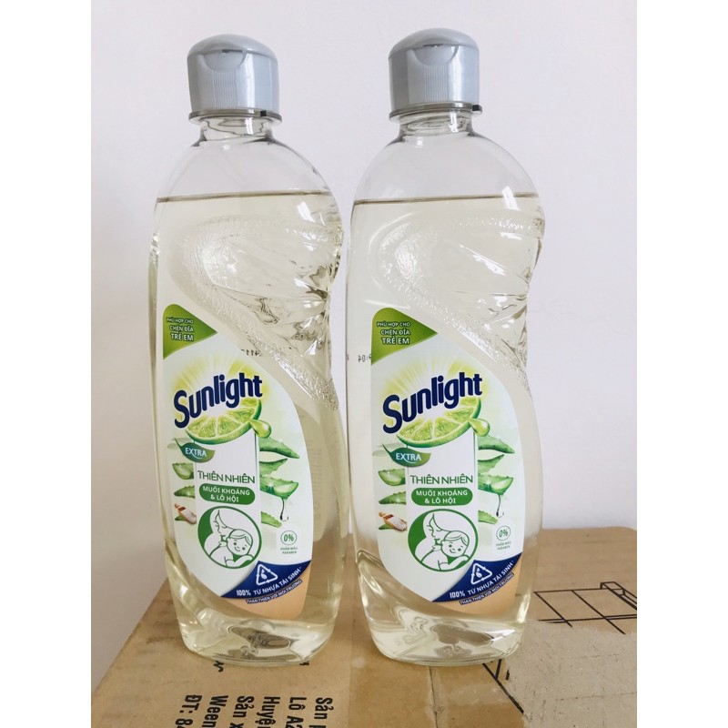 Nước rửa chén Sunlight thiên nhiên lô hội 400g