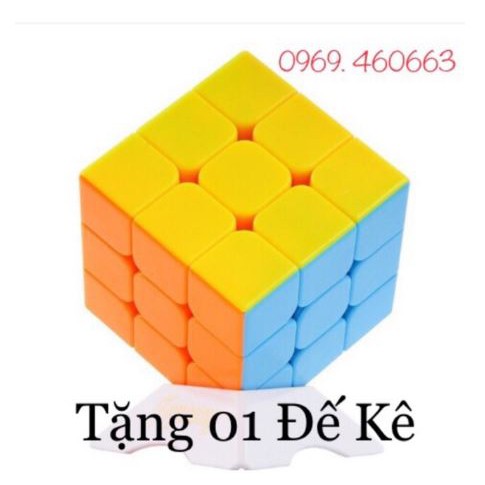 Rubik 3x3x3 Đẹp, Xoay trơn, Không rít, Độ bền cao. Đồ chơi lắp ghép cho mọi lứa tuổi