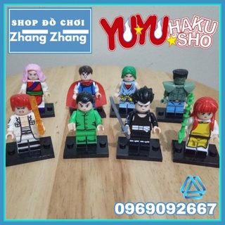Xếp hình mô hình gồm các nhân vật Yuyu Hakusho trong Ghost Fighter Minifigures POGO PG8163