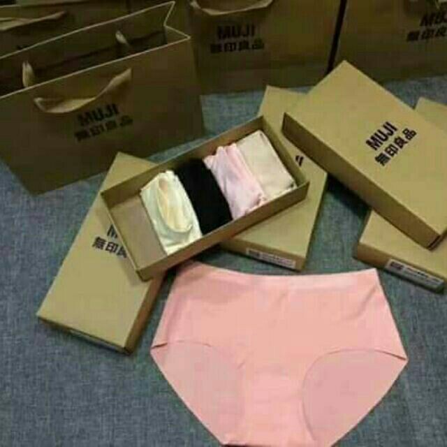 Hộp 5 quần lót nữ MuJi cao cấp hàng xuất Nhật [BI &amp; CI]