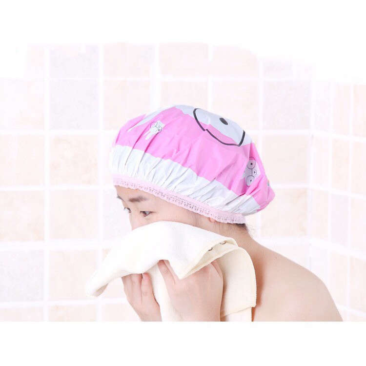 Mũ tắm đội đầu hình động vật dễ thương