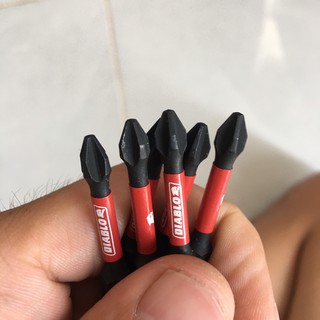 Mũi Vít Bake DIABLO PH1 Dài 90mm Màu Đen Tem Đỏ
