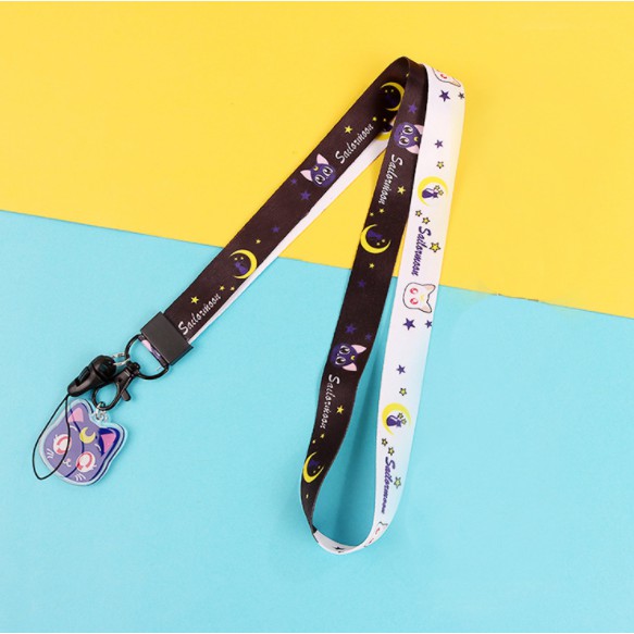 Strap, Dây treo điện thoại kèm huy hiệuhoạt hình disney, anime xinh xắn