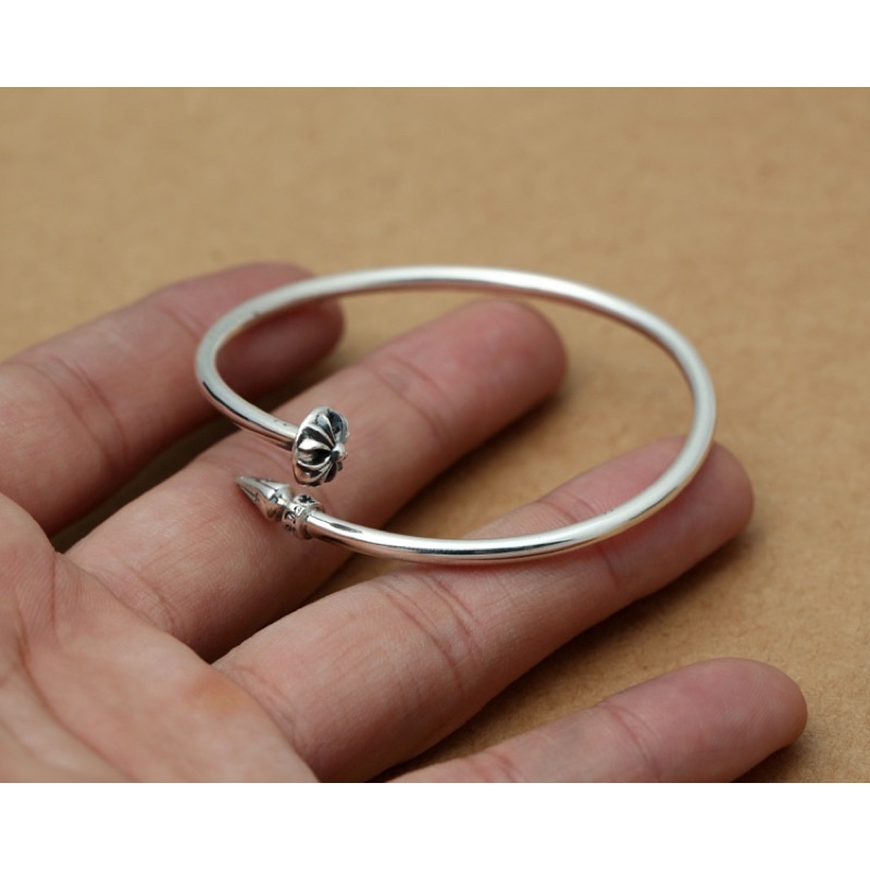Lắc tay, kiềng Chrome Heart bạc 925 cao cấp fullbox.