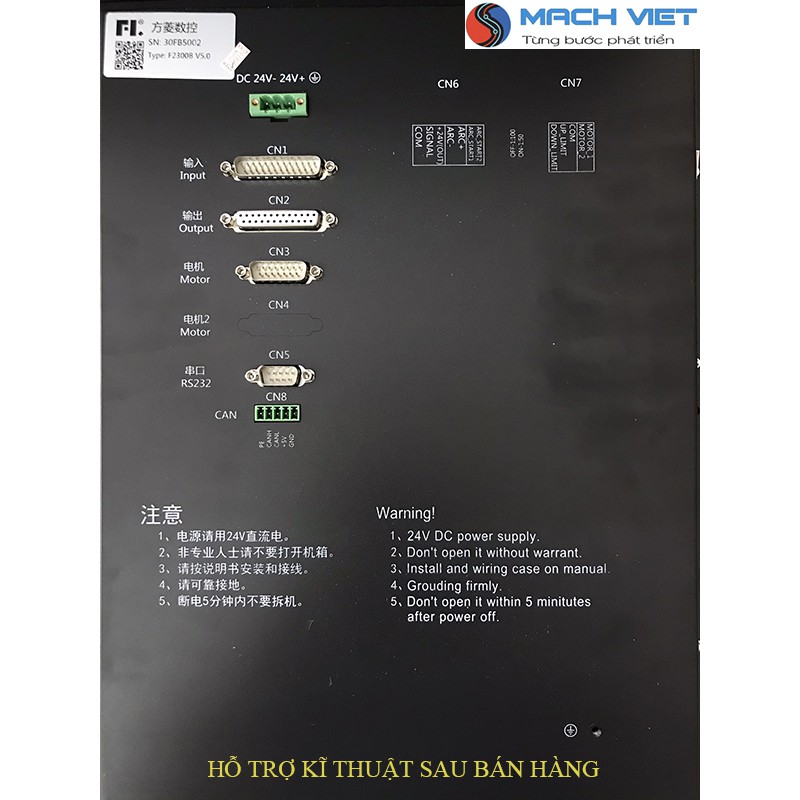 Bộ điều khiển máy Plasma F2300B hỗ trợ kĩ thuật trọn đời