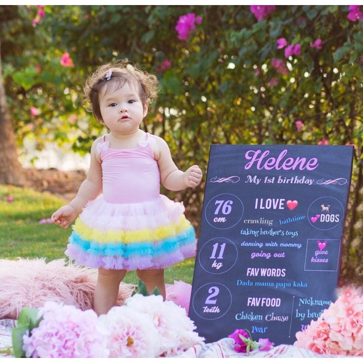 Váy múa ba lê bé gái từ 9kg đến 40kg Gingerworld PD343