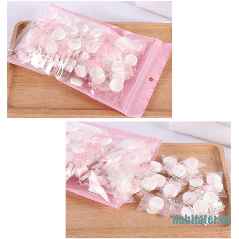 【Habitater】50Pcs compressed facial mask ultra thin disposable dry mask Beauty mask