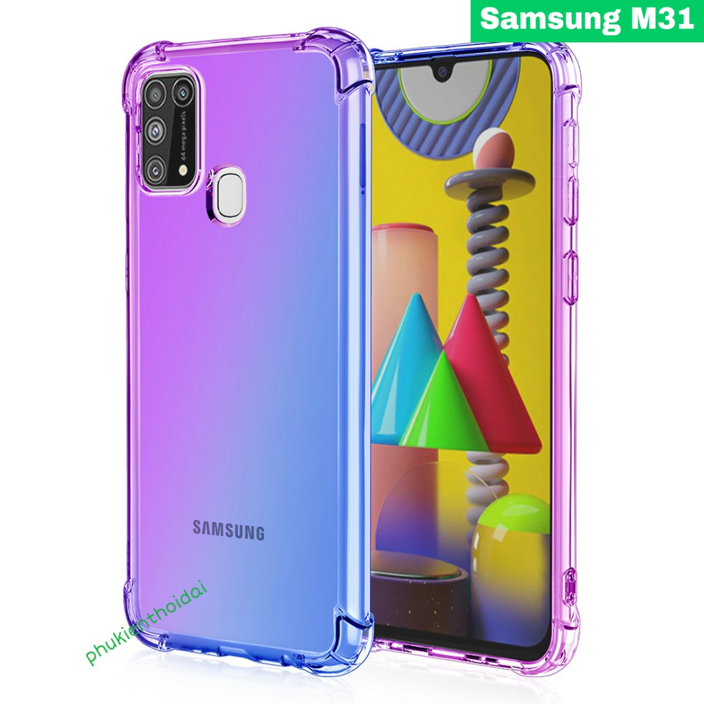 Ốp lưng Samsung M31 / M33 5G dẻo TPU đa sắc nhiều màu cao cấp thời trang