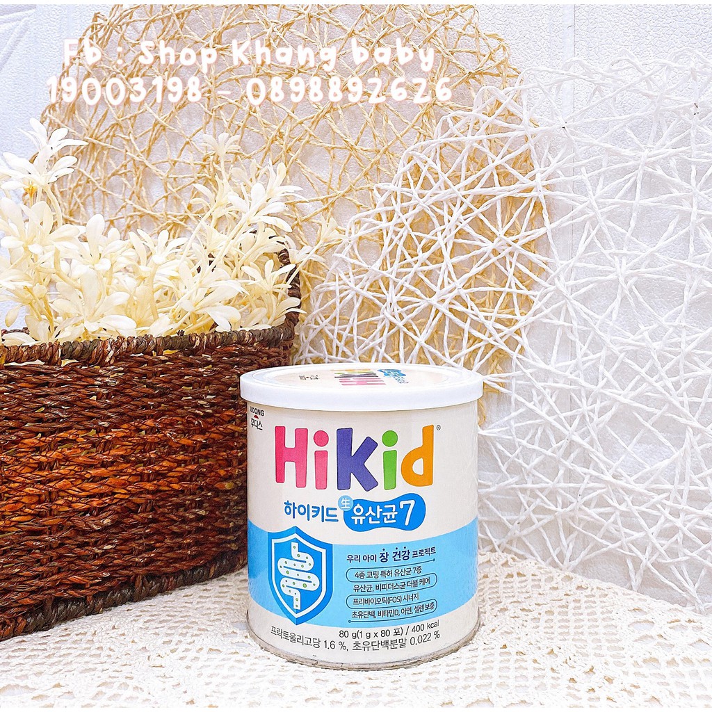 Men non Hikid 2 in 1 80 gói - Shop Khang Baby