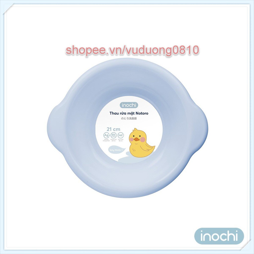Thau Rửa Mặt Inochi (21cm) - ion Ag+ kháng khuẩn