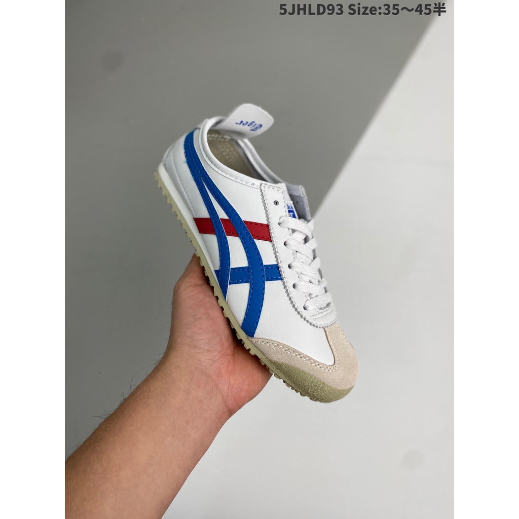 Giày Chạy Bộ Asics Onitsuka Tiger Mexico 66 Classic Mexico Series 5JHLD93 Size: 35~45 Bằng Chất Liệu Da Phong Cách Thời Trang Retro