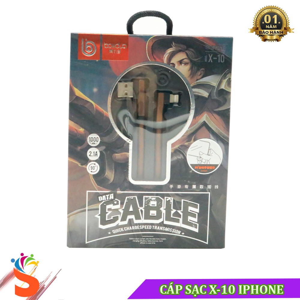 Cáp Sạc Game Thủ Type-C Boliduo X-10