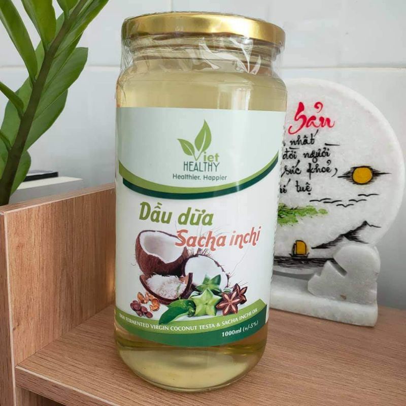 Dầu Dừa Sacha Inchi Viethealthy 1 lít healthy tốt cho sức khoẻ