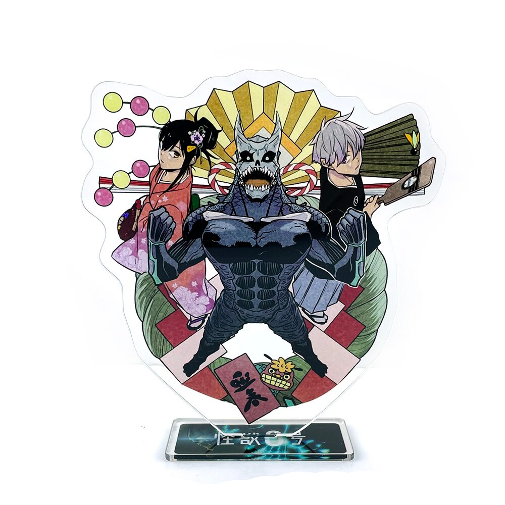 Kaiju Hachigou Kaiju No. Bộ 8 Giá Trưng Bày Bánh Anime Acrylic