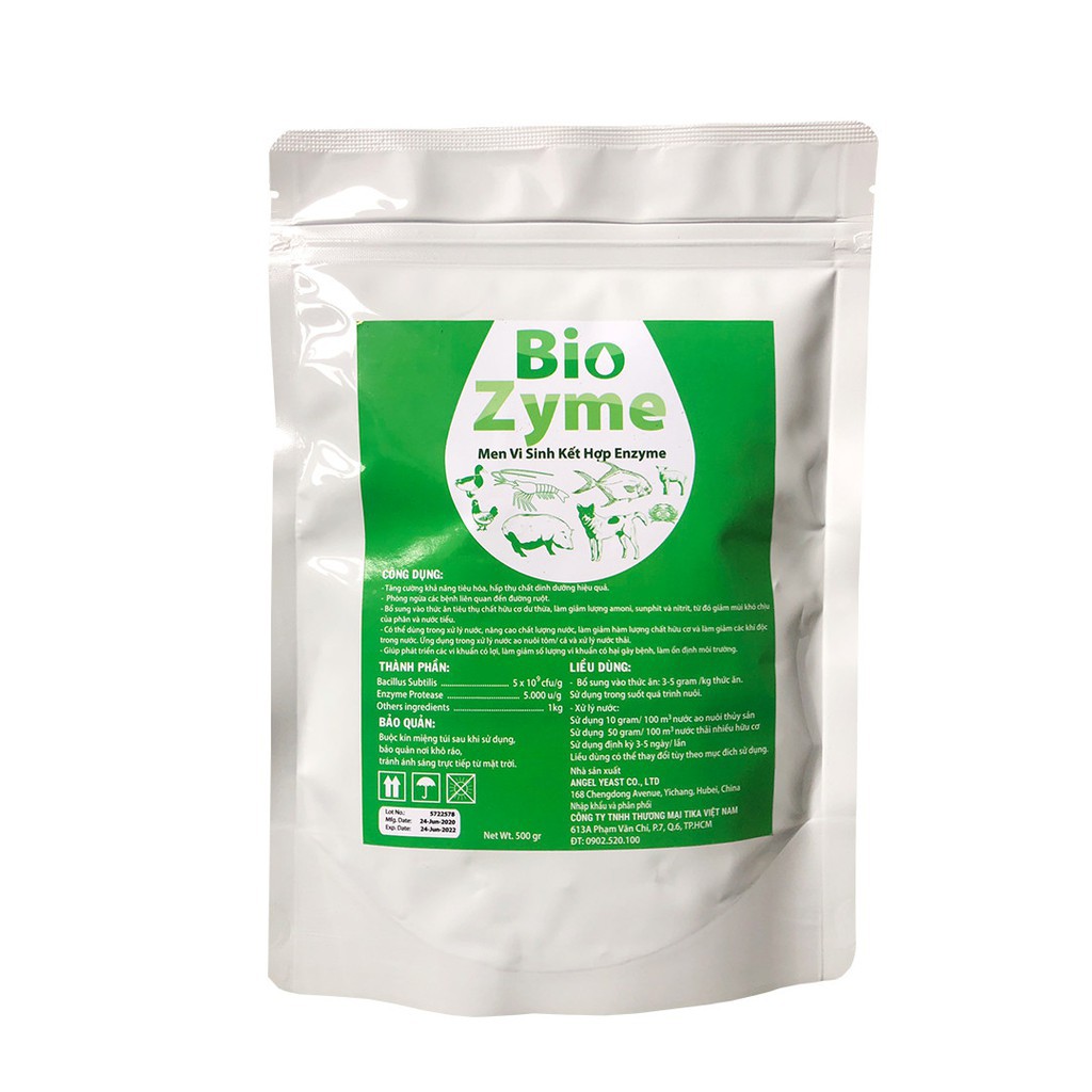 Men Vi Sinh Men tiêu hoá cho chó 🐶 mèo 🐱 BioZyme 500g- Ổn định vi sinh|ngừa tiêu chảy|giảm mùi hôi|kích thích tiêu hoá