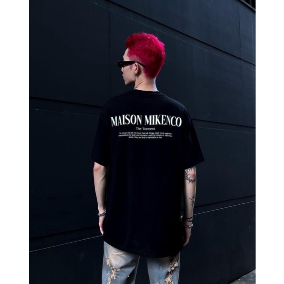 Áo Thun Tay Lỡ MIKENCO TORMENT, áo phông unisex Form rộng oversize, chất liệu Cotton. KKIM Shop