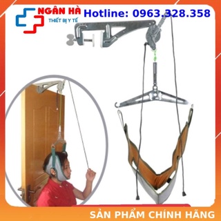 Đai kéo giãn cột sống cổ, Đai kéo cổ, Đai treo cổ thoái hóa, Bảo hành 24 tháng