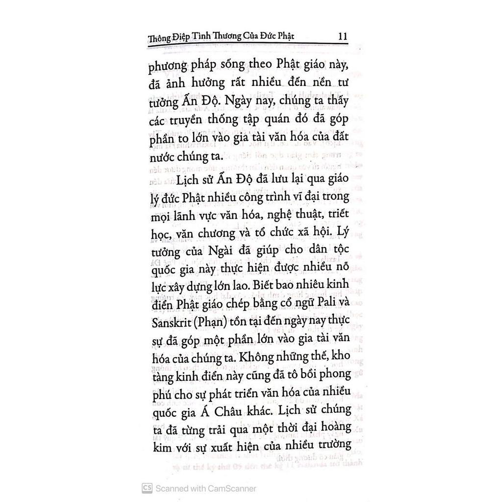 Sách Thông Điệp Tình Thương Của Đức Phật