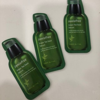 1 Gói Dùng Thử Tinh chất trà xanh Innisfree The Green Tea Seed Serum 1ml