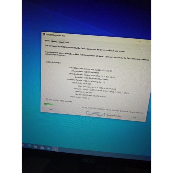 máy tính để bàn aoc tặng kèm phím mới + chuột mới | BigBuy360 - bigbuy360.vn