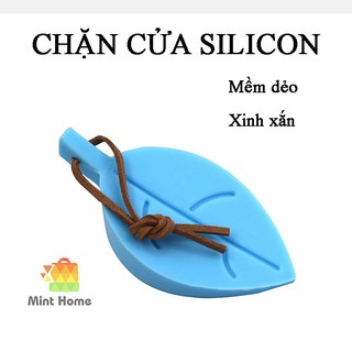 Thanh, miếng chặn khe cửa chống va đập silicon hình chiếc lá thông minh an toàn cho bé