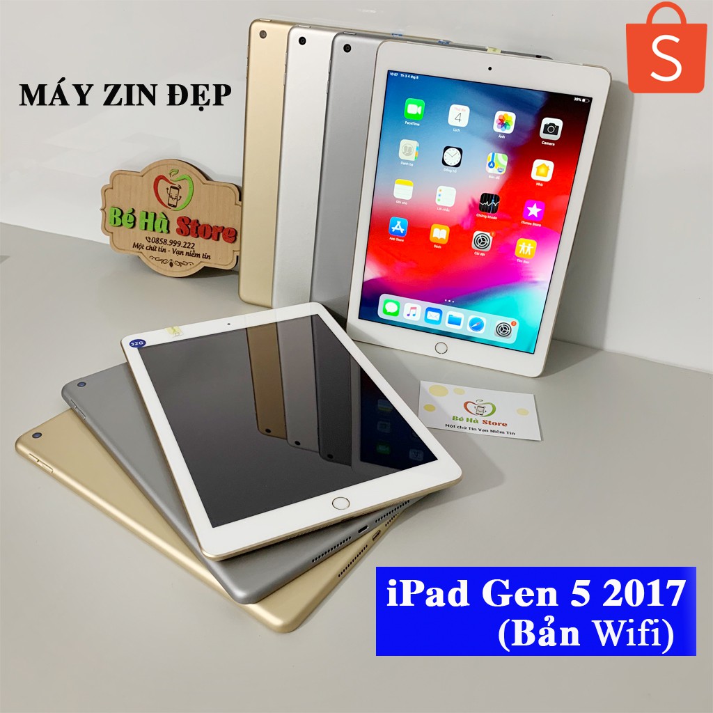 Máy Tính Bảng iPad Gen 5 2017 (Bản Wifi) 32Gb Chính Hãng - Zin Đẹp 99% - Màn 9.7'' Siêu Đẹp / Ram 2Gb / Chip A9 2 nhân | BigBuy360 - bigbuy360.vn