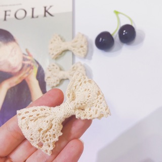 Kẹp tóc ren style Hàn - Kẹp tóc tiểu thư cho bé gái
