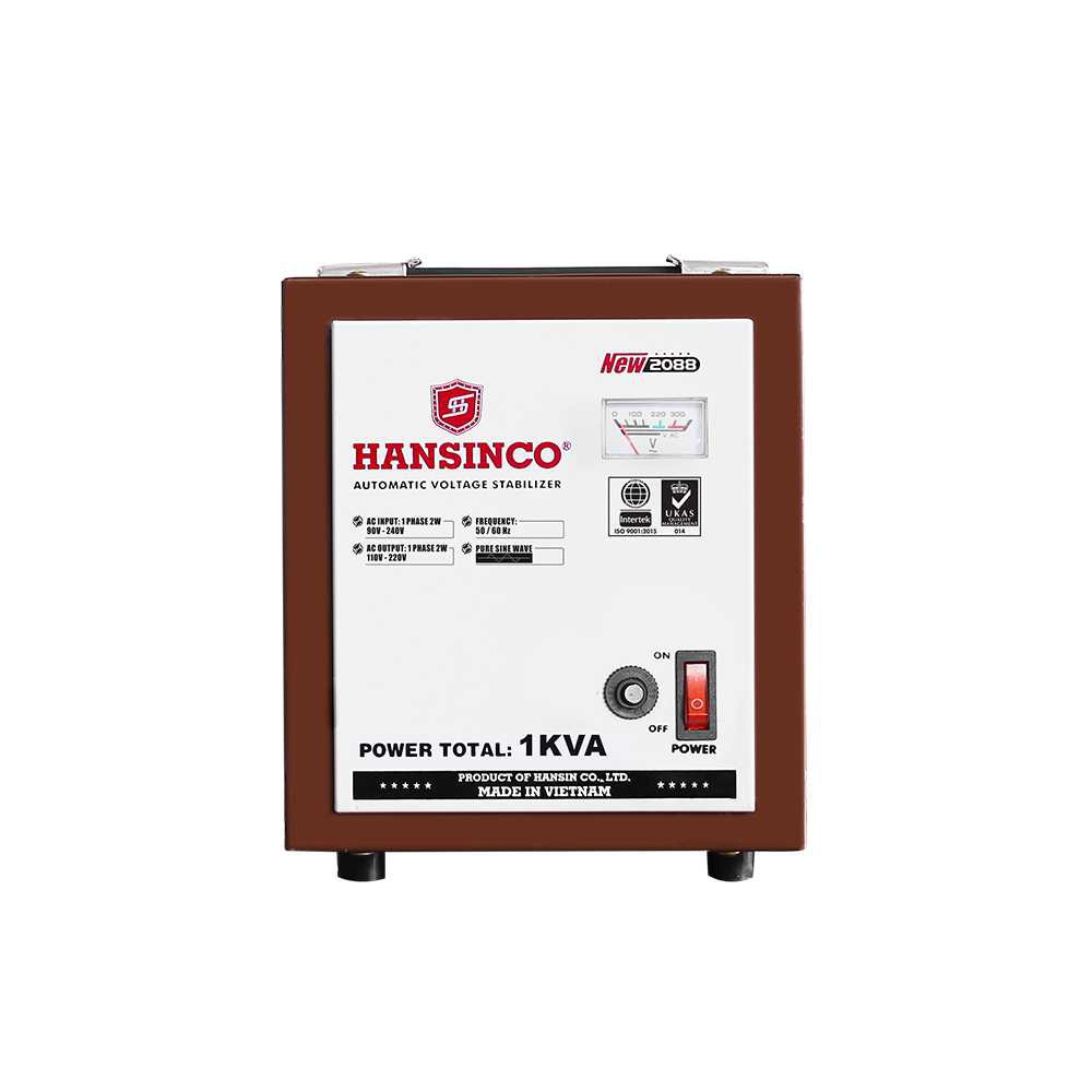 Ổn áp 1KVA 1 pha HANSINCO NEW 2088