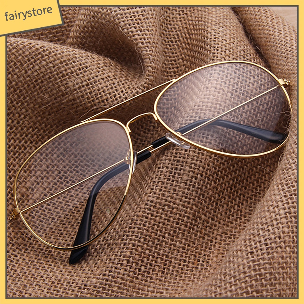 Mắt Kính Gọng Kim Loại Phong Cách Retro